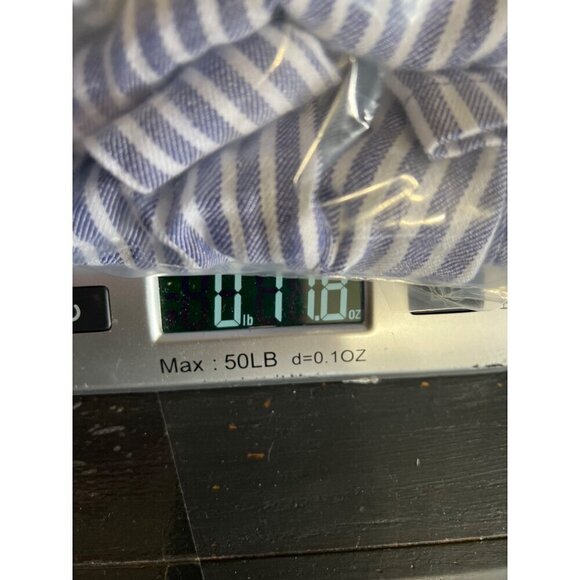 Tahari Womens Blue‎ & White Linen Blend Sleeveless JumpsuitBelt Sz 6 Boho Beachy - Picture 12 of 12